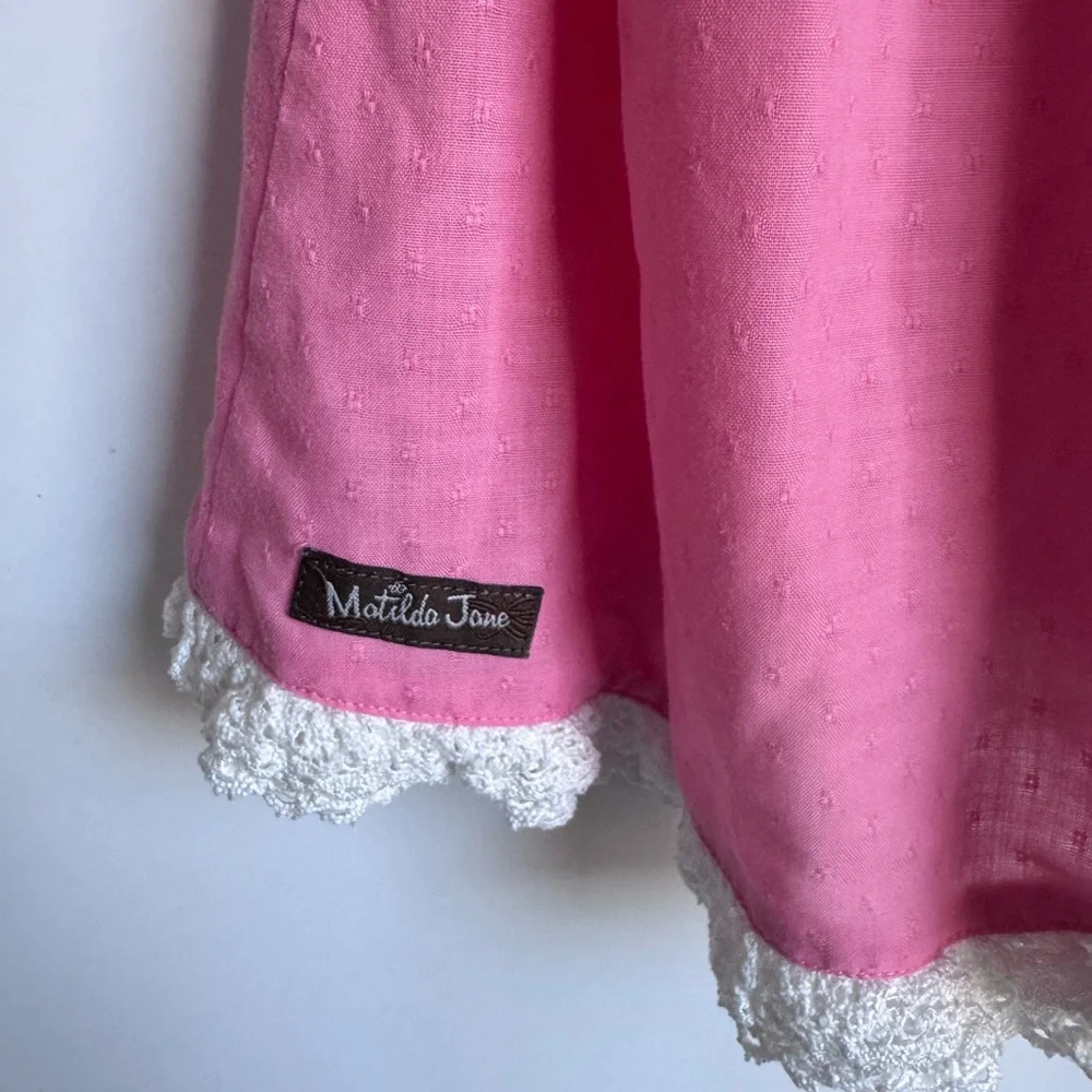 Matilda Jane Sleepy Jean PJ‎ Top Girls Brilliant Daydream Pajama Shirt Size pink